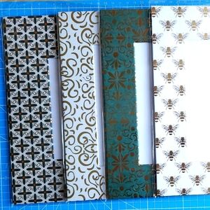 Elegant Bee and Floral Patterned Picture Frame Mats | Luxury Frames | Wall Art